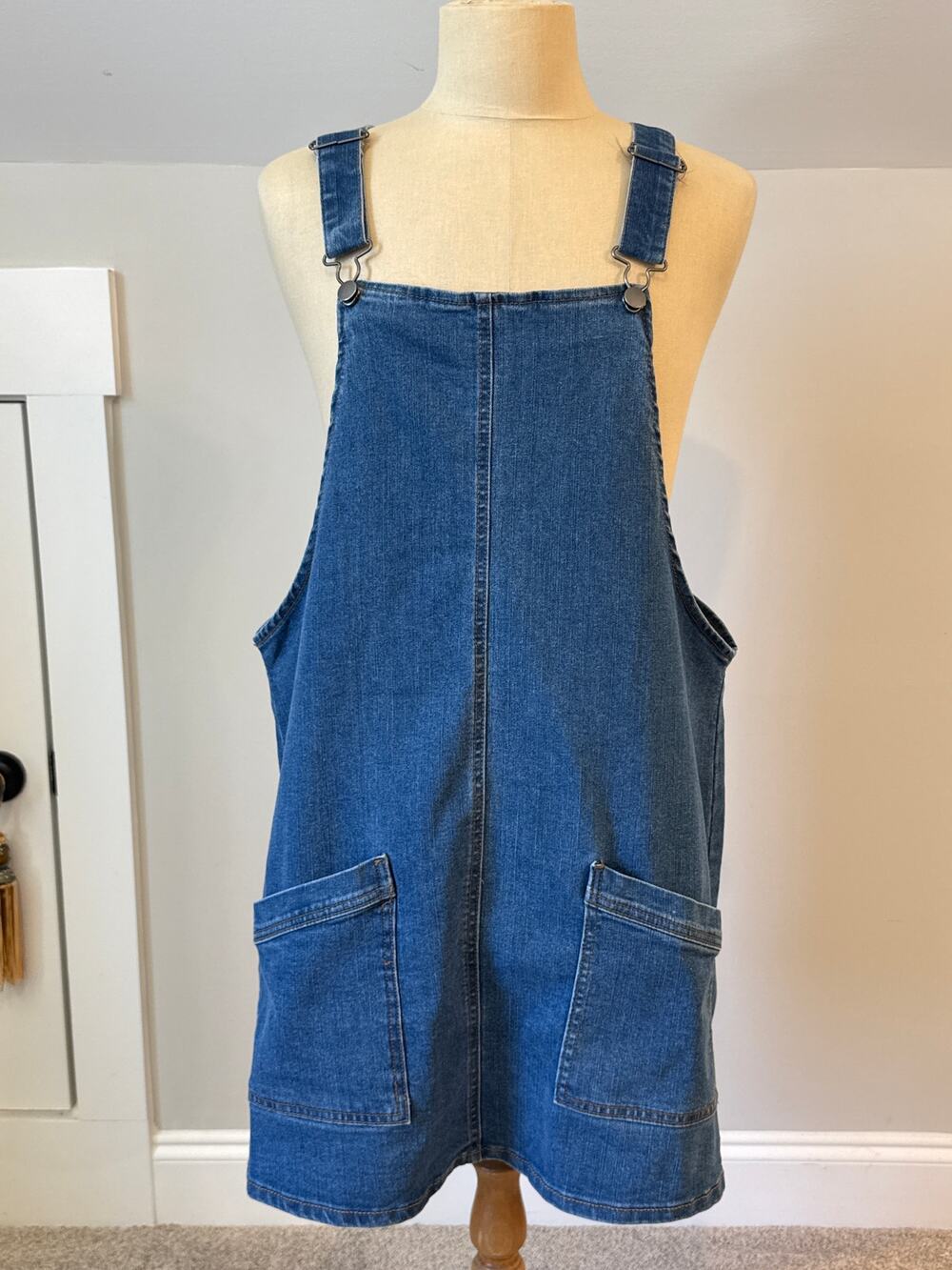 NoBo Denim Overall Dress SZ 15-17